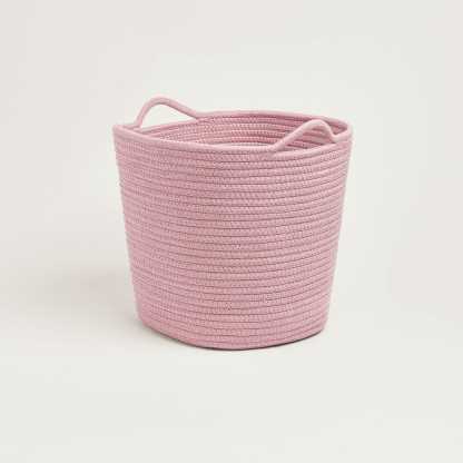 Rope Storage Basket, Rose Pink