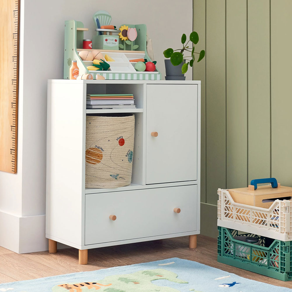 Bloomsbury Sideboard Cupboard Unit (RH), White