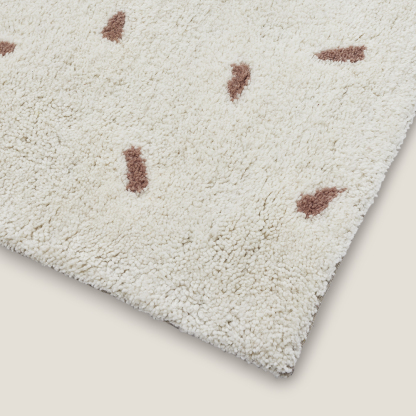Natural Speckle Floor Rug, Large