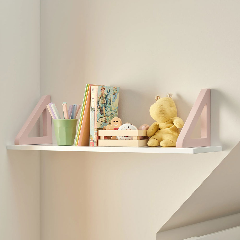 This Way That Way Shelf, Chalk Pink