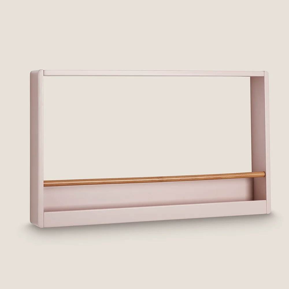 Nightingale Book Display Shelf, Chalk Pink