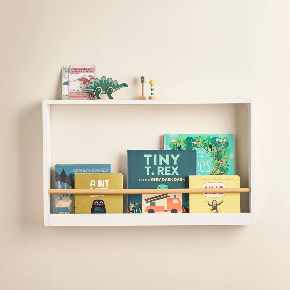 Nightingale Book Display Shelf, White