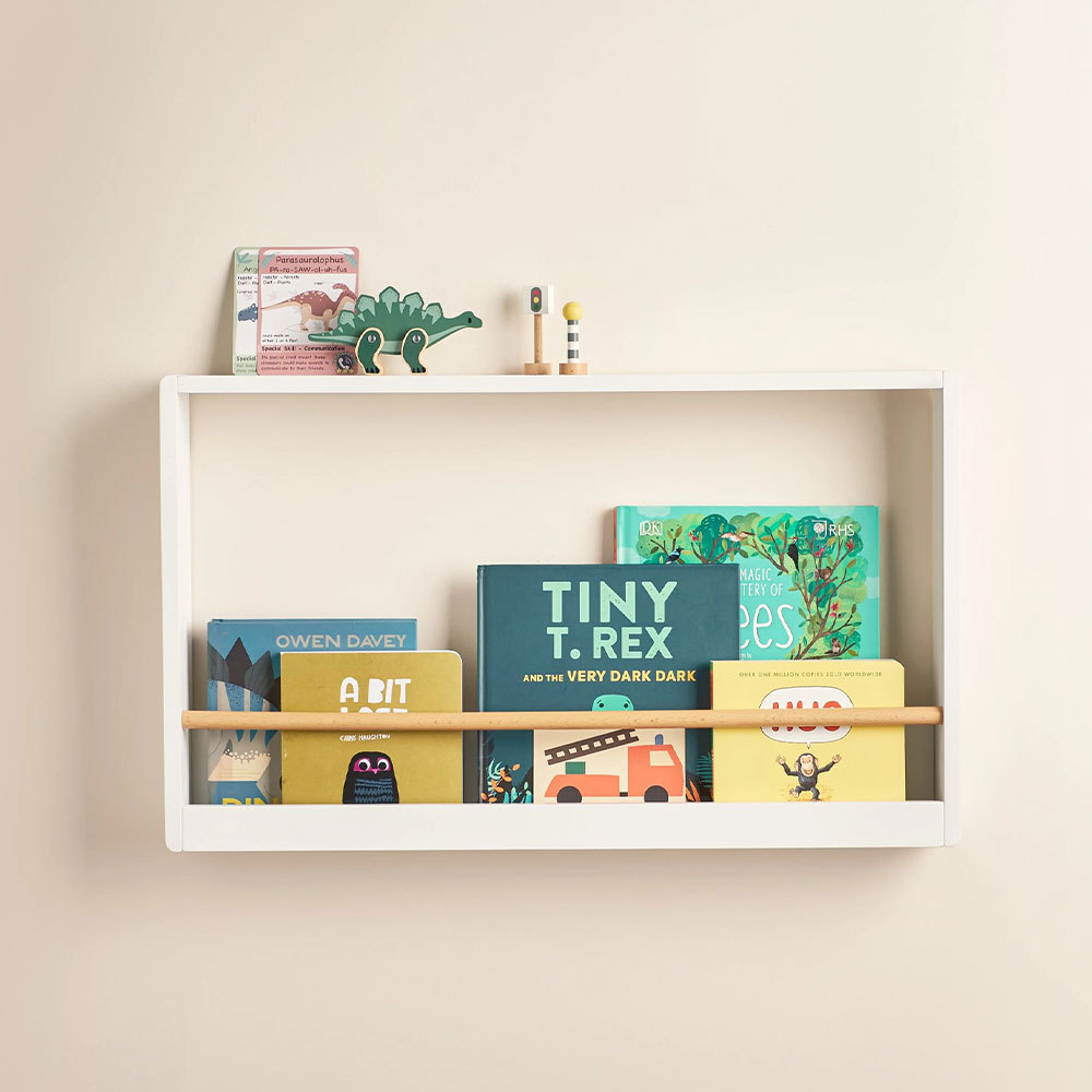 Nightingale Book Display Shelf, White