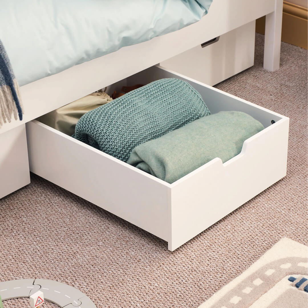 Underbed Storage Drawer, White