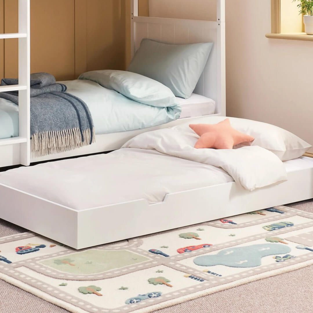 Underbed Truckle, White