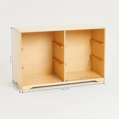 Porter Crate Storage, Natural Wood